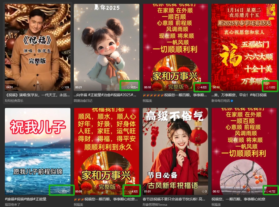 银发经济新年风口，儿女祝福视频爆火，一条作品上万播放，一定要抓住-test
