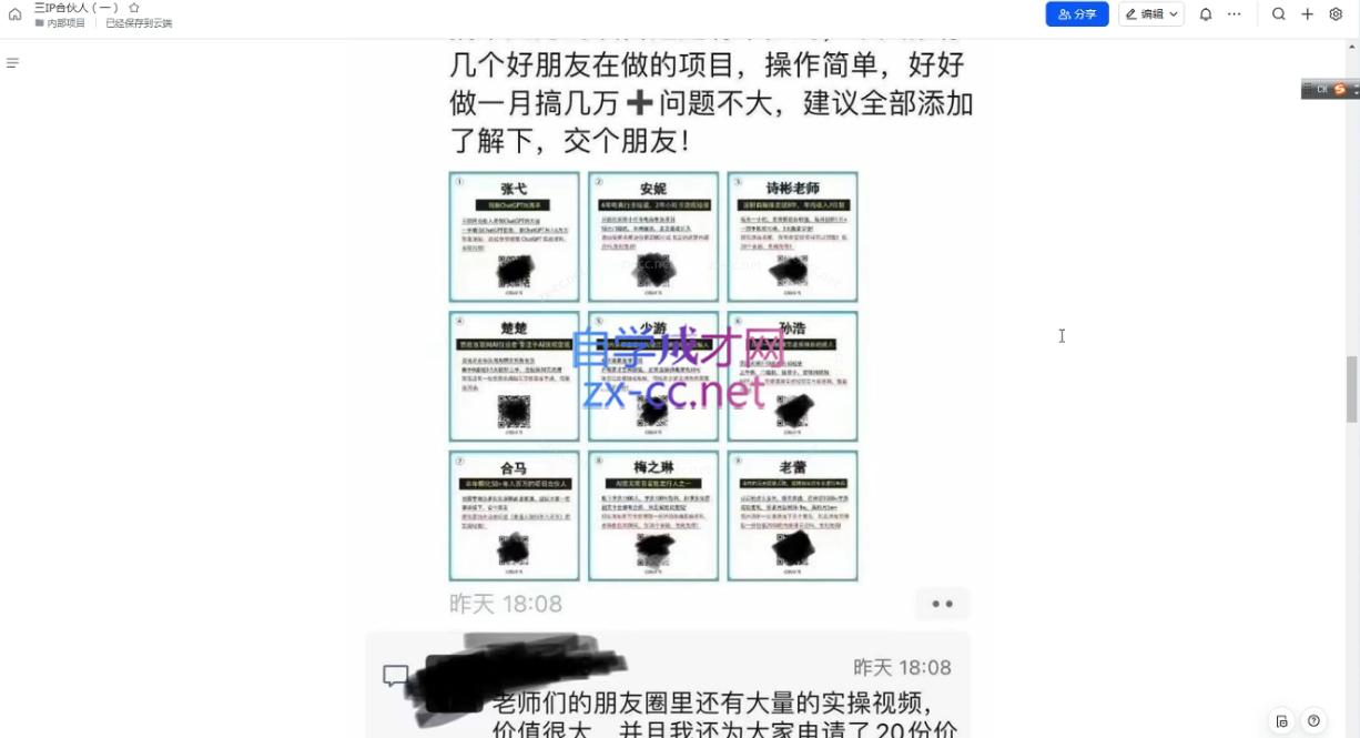 君哥·IP合伙人知识付费虚拟项目(更新)-test