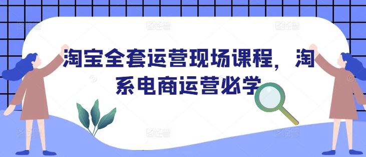 淘宝全套运营现场课程，淘系电商运营必学-test