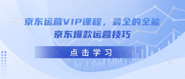 京东运营VIP课程，最全的全能京东爆款运营技巧-test