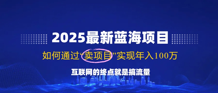 2025最新蓝海项目，零门槛轻松复制，月入10万+，新手也能操作！-test