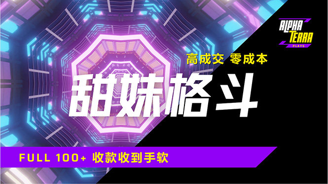 高成交零成本，售卖甜美格斗课程，谁发谁火，加爆微信，日入1000+收款…-test