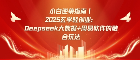 小白逆袭指南，2025玄学轻创业：Deepseek大数据+周易算法的融合玩法-test