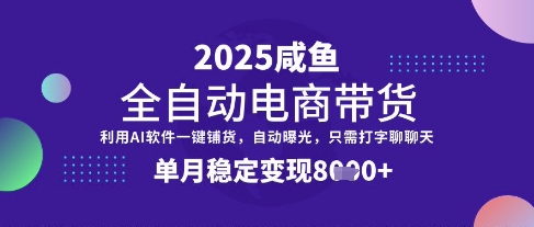 全网首发【闲鱼全自动电商带货】三年磨一剑，一朝露锋芒，单月稳定变现8k+【揭秘】-test