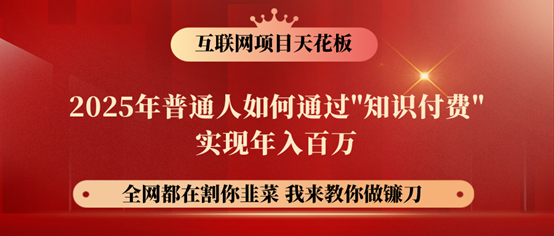 镰刀训练营超级IP合伙人，25年普通人如何通过“知识付费”年入百万！-test