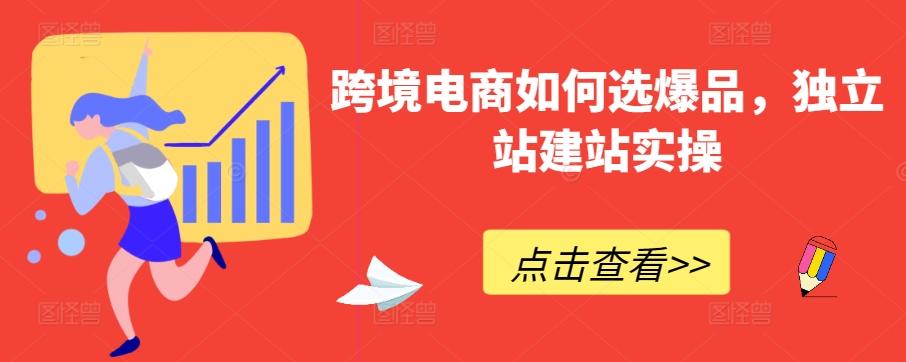 跨境电商如何选爆品，独立站建站实操-test
