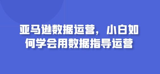 亚马逊数据运营，小白如何学会用数据指导运营-test