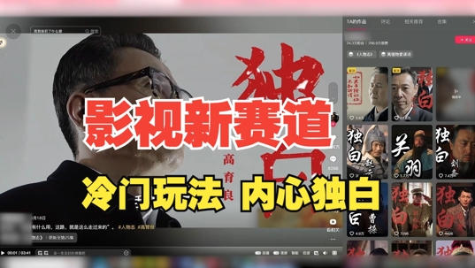 最新影视解说玩法，人物独白，30天涨粉24万+，全流程拆解【揭秘】-test