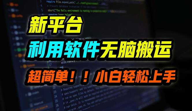 B站平台用软件无脑搬运，月赚10000+，小白也能轻松上手-test