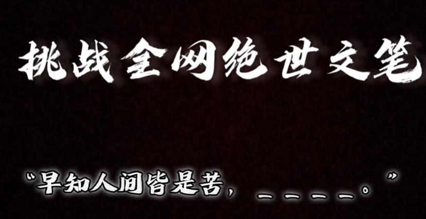 视频号小众玩法，文笔挑战，互动拉满，轻松赚取分成收益！小白也可当天上手-test