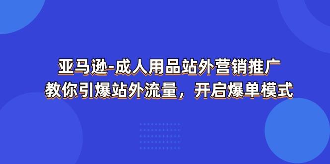 亚马逊-成人用品 站外营销推广  教你引爆站外流量，开启爆单模式-test