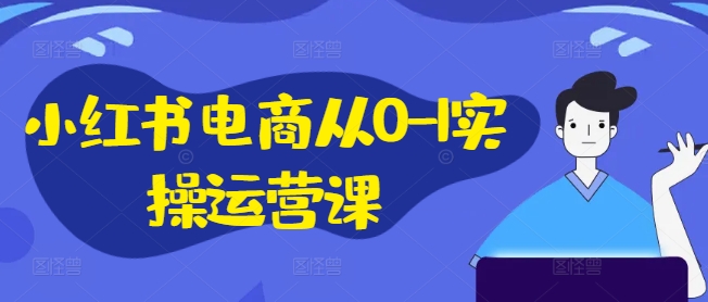 小红书电商从0-1实操运营课，小红书手机实操小红书/IP和私域课/小红书电商电脑实操板块等-test