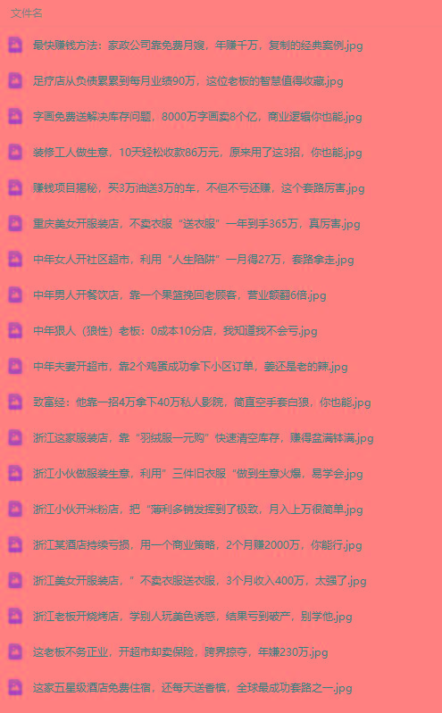 图片[1]-(9607期)真实有效391套商业模式，年入几十到几百万案例解析(电子书+视频+图文)-test