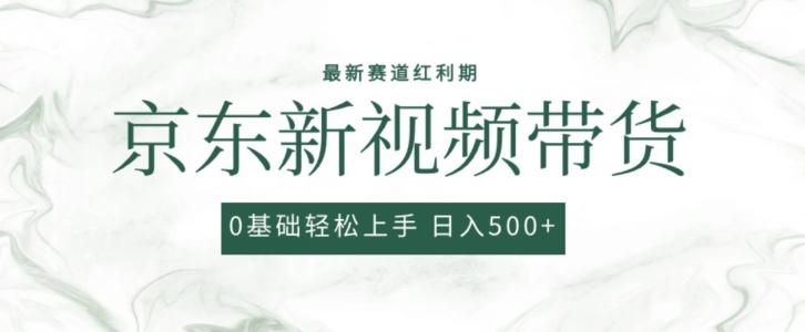 2024最新京东视频带货项目，最新0粉强开无脑搬运爆款玩法，小白轻松上手【揭秘】-test