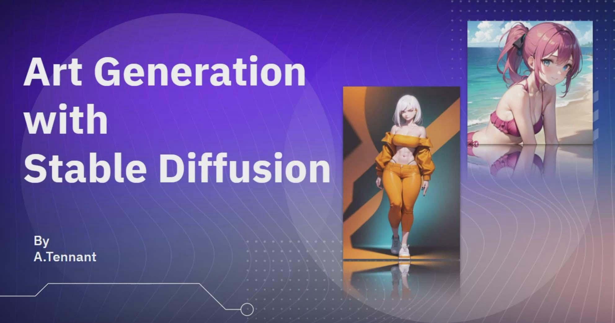 图片[1]-利用Stable Diffusion AI人工智能生成动漫艺术分步教程-14节课-中英字幕-test