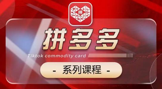 2024拼多多系列课，【基础】【运营】【活动】【推广】【玩法】5大模块-test