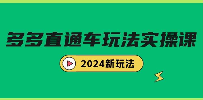 (9412期)多多直通车玩法实战课，2024新玩法(7节课)-test