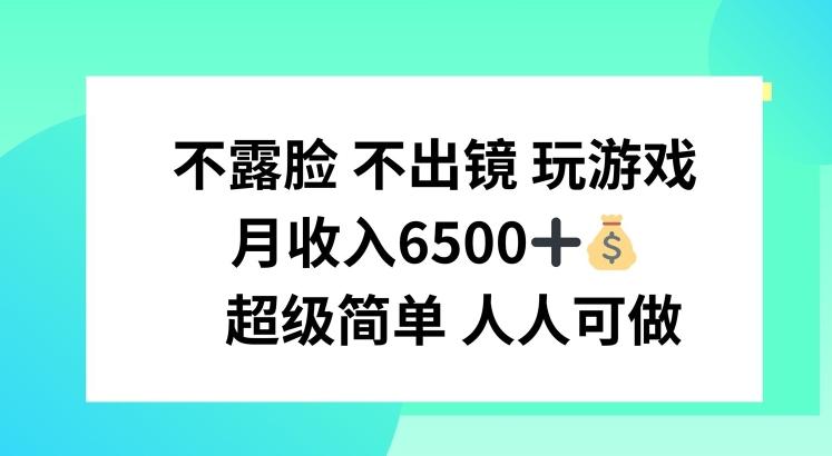 不露脸 不出境 玩游戏，月入6500 超级简单 人人可做【揭秘】-test