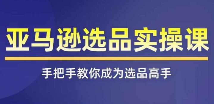 亚马逊选品实操课程，快速掌握亚马逊选品的技巧，覆盖亚马逊选品所有渠道-test