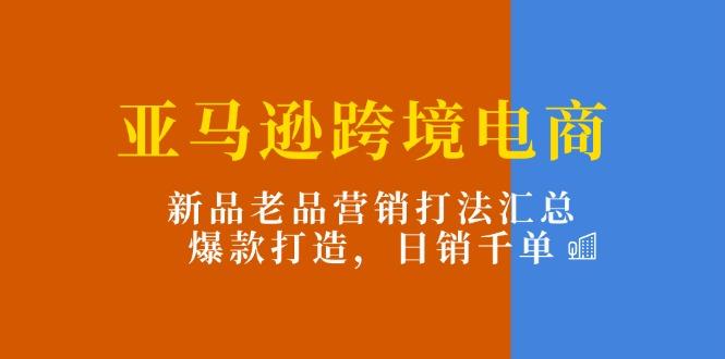 亚马逊跨境电商：新品老品营销打法汇总，爆款打造，日销千单-test