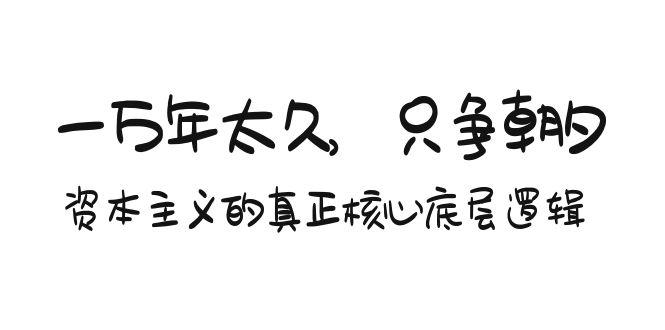 某付费文章《一万年太久，只争朝夕：资本主义的真正核心底层逻辑》-test