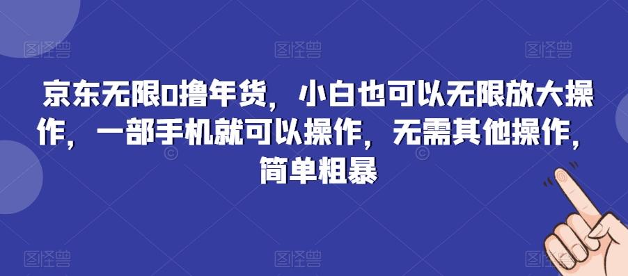 京东无限0撸年货，小白也可以无限放大操作，一部手机就可以操作，无需其他操作，简单粗暴-test