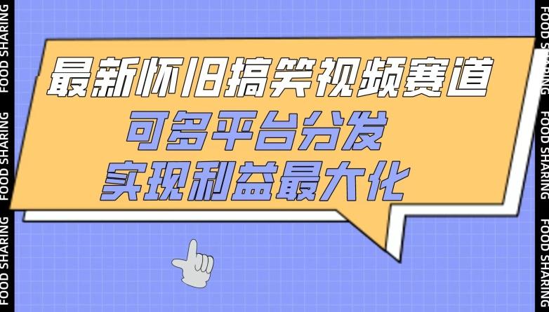 最新怀旧搞笑视频赛道，可多平台分发，实现利益最大化【揭秘】-test