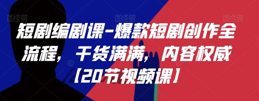 短剧编剧课-爆款短剧创作全流程，干货满满，内容权威【20节视频课】-test
