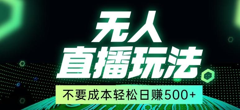 全网首发24年最新无人直播玩法，不需要成本，无需人力，一台电脑24小时为你工作-test