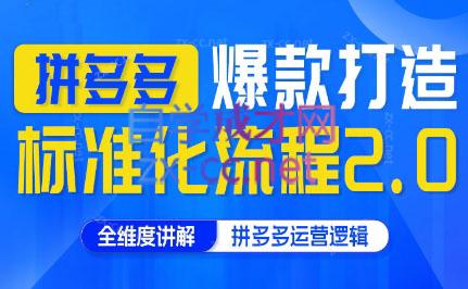 云杉老师·拼多多爆款打造标准化流程2.0-test