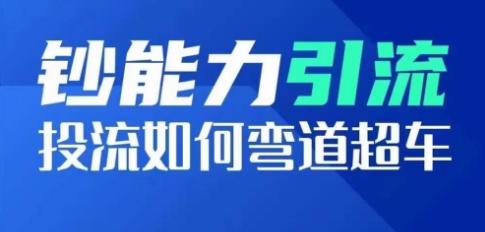 钞能力引流：投流如何弯道超车，投流系数及增长方法，创造爆款短视频-test