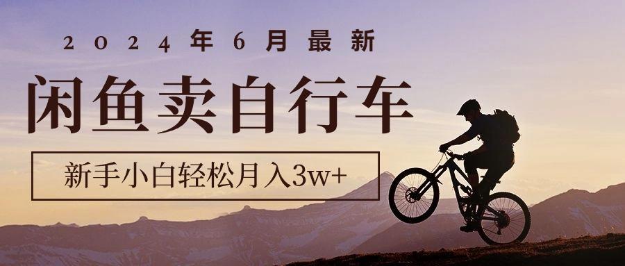 2024年6月最新闲鱼卖自行车，新手小白轻松月入3w+项目-test