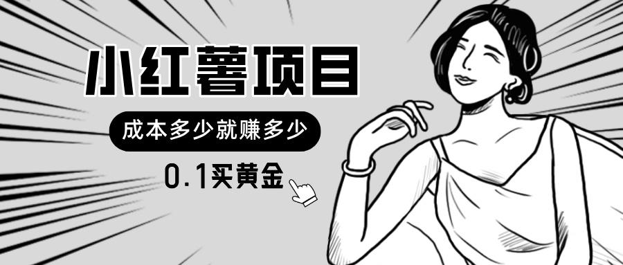 小红薯暴力项目，0.1买黄金。操作简单，日入无上限，可无限扩大。-test
