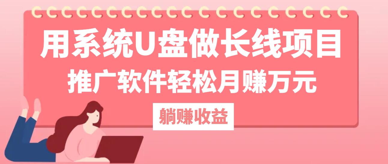 用系统U盘做长线项目，推广软件轻松月赚万元-test