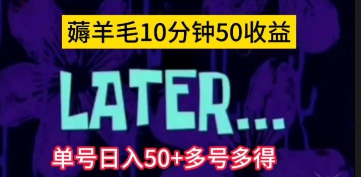 美团薅羊毛玩法，单号日入50+多号多得【仅揭秘】-test