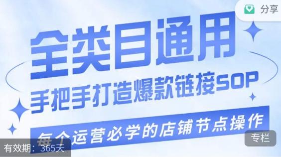 单品爆款打造实操运营，单品爆款从“0”-“1”手把手演练运营步骤-test
