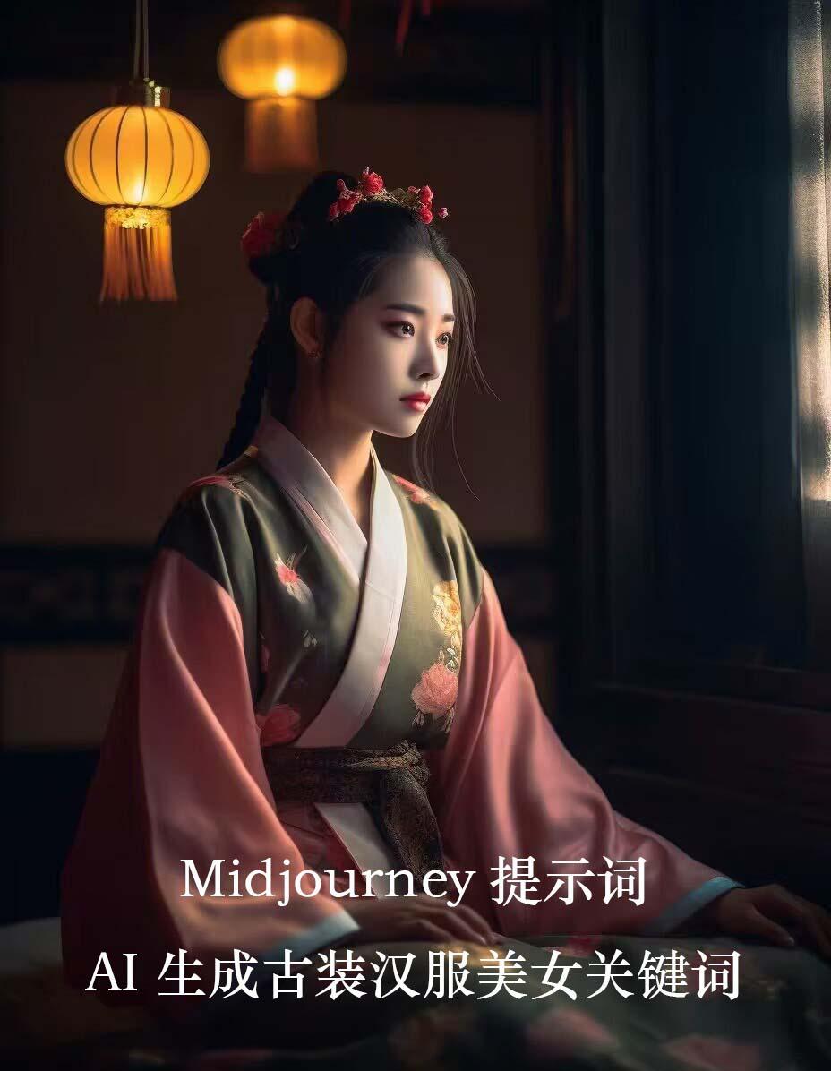 Midjourney关键词-AI生成中国风古装汉服美女人像提示关键词-test