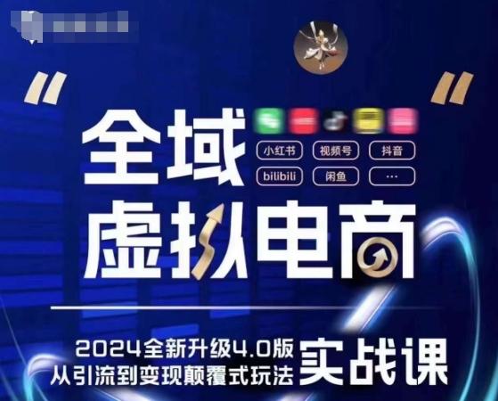 全域虚拟电商4.0 实战为主，理论为辅，5大「黄金赚钱虚拟赛道」，颠覆式的创新玩法交付-test
