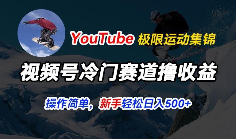 视频号冷门赛道撸收益，YouTube搬运极限运动集锦，暴力起号，操作简单流量高，轻松日入5张【揭秘】-test