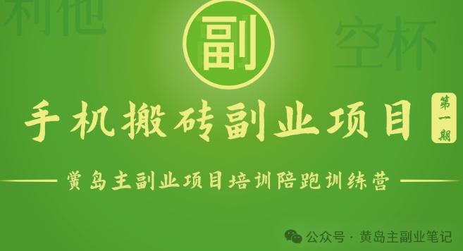 手机搬砖小副业项目训练营1.0，实测1小时收益50+，一部手机轻松日入100+-test