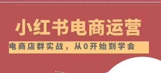 小红书店铺运营从小白到大神2.0，从入门到精通-test