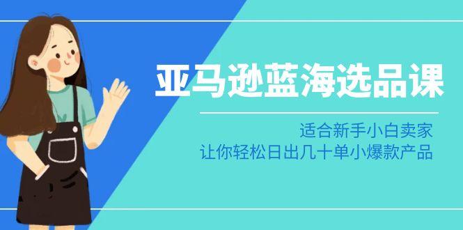 亚马逊-蓝海选品课：适合新手小白卖家，让你轻松日出几十单小爆款产品-test