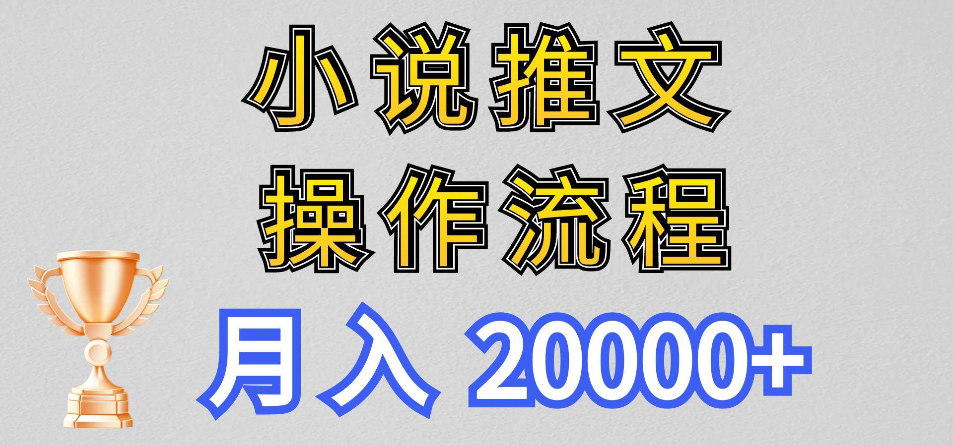 小说推文项目新玩法操作全流程，月入20000+，门槛低非常适合新手-test