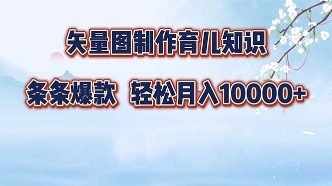 矢量图制作育儿知识，条条爆款，月入10000+-test