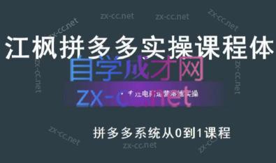江枫老师·拼多多实操课程-test