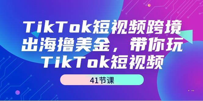 TikTok短视频跨境出海撸美金，带你玩TikTok短视频(41节课)-test