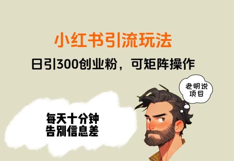 靠小红书视频日印300粉，两分钟一个视频轻松矩阵-test