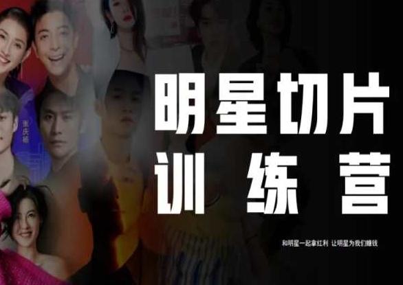 王子·明星切片线上训练营（2023），和明星一起拿红利，让明星为我们赚钱-test