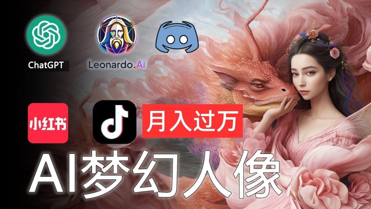 AI摄影梦幻人像：零基础也能月入过万的秘密-test