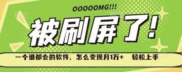 一个谁都会的软件，怎么变现月1万+轻松上手-test